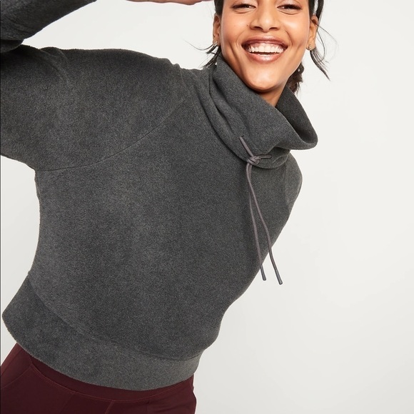 Old Navy Tops - NWT OLD NAVY - Go-Warm Micro Fleece Funnel Sweatshirt